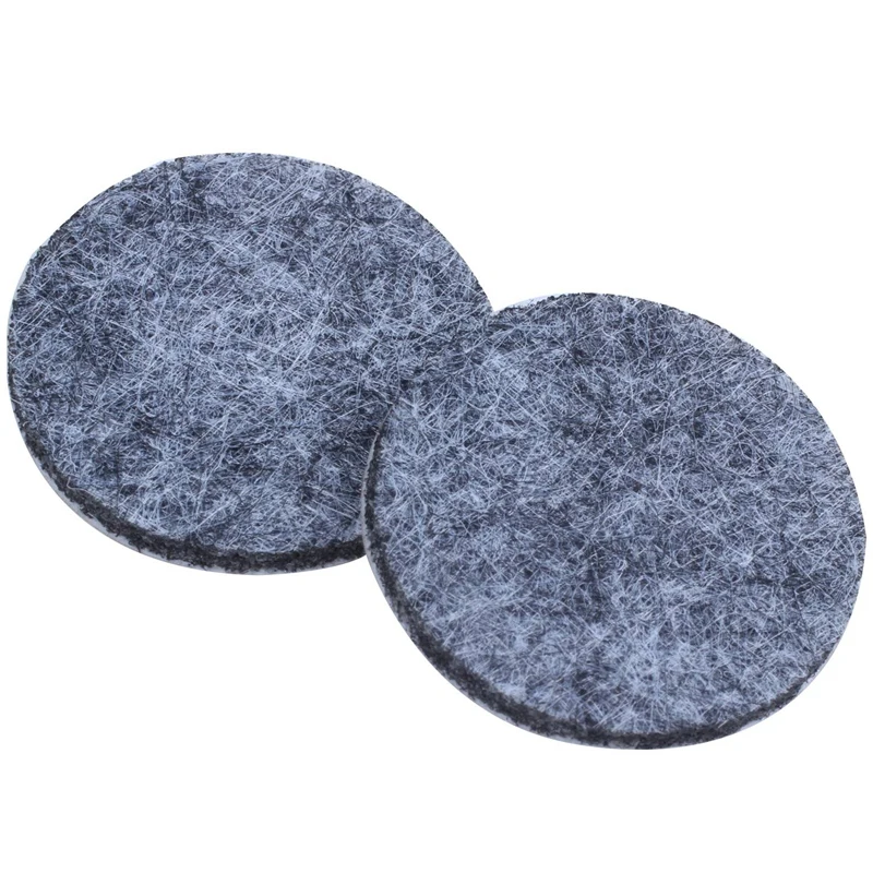 50Pcs Round Shaped Table Chair Furniture Leg Felt Mat Pad Gray