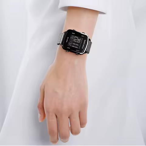 NAVIFORCE Electronic Wristwatch Waterproof Digital Watches for Women Sport Fashion LCD Date Display Steel Strap Relogio Feminino