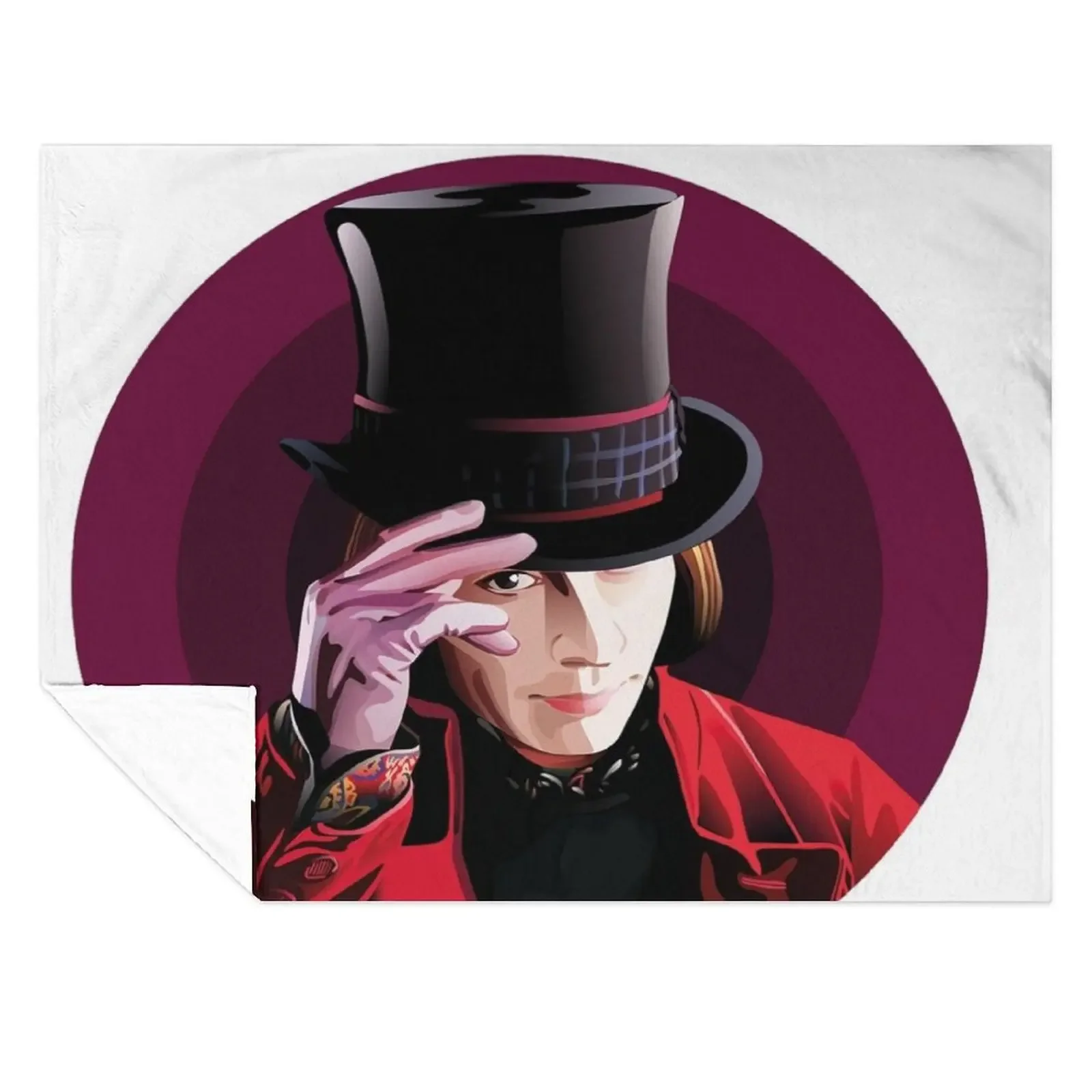 

Johnny Depp - Chocolate factory Throw Blanket Multi-Purpose Stuffeds sofa bed Extra Large Throw Blankets