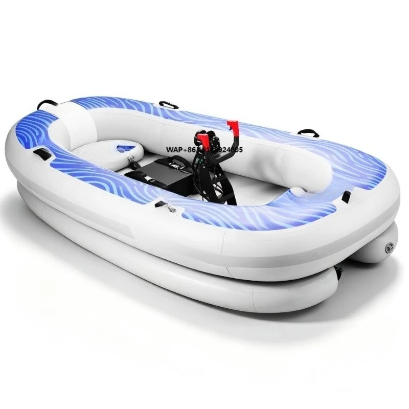 Top New Leisure Sightseeing Fishing & Entertainment Ocean River Use Electric Inflatable Motor Yacht for Summer Water Sports
