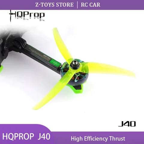 HQProp J40 5.1X4X3 Tri‑Blade Propeller 2CW 2CCW 5.1 Inch FPV Drone Props Replacement Spare Parts for Freestyle Multirotor