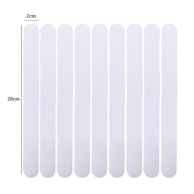 24PCS Transparent Anti-Slip Strips Shower Stickers Bathtub Attach Stairs Swimming Pool Antislip Paste Bathroom Accessories