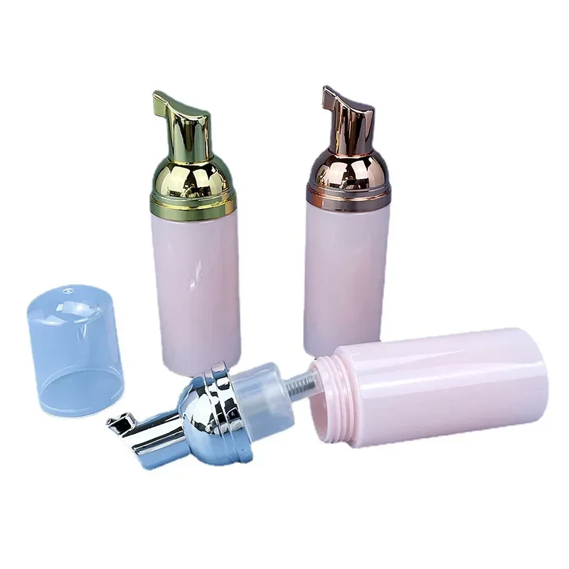 10/30/60PCS Foam Pump Bottle 30/60ml Refillable Dispenser Travel Plastic Mini Lash Shampoo Bottles Portable Clear Foaming Bottle