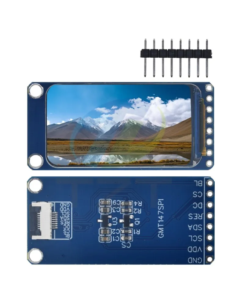 TZT-Écran LCD LED TFT HD IPS, 1.47x1.47 éventuelles I, 172x320, 172x320, 3.3V, Contrôleur ST7789, Wild