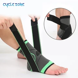 1PC Ankle Support Brace Adjustable Strong Compression Knittd Ankle Sleeve for Men and Women Sports Training Protection Bandage