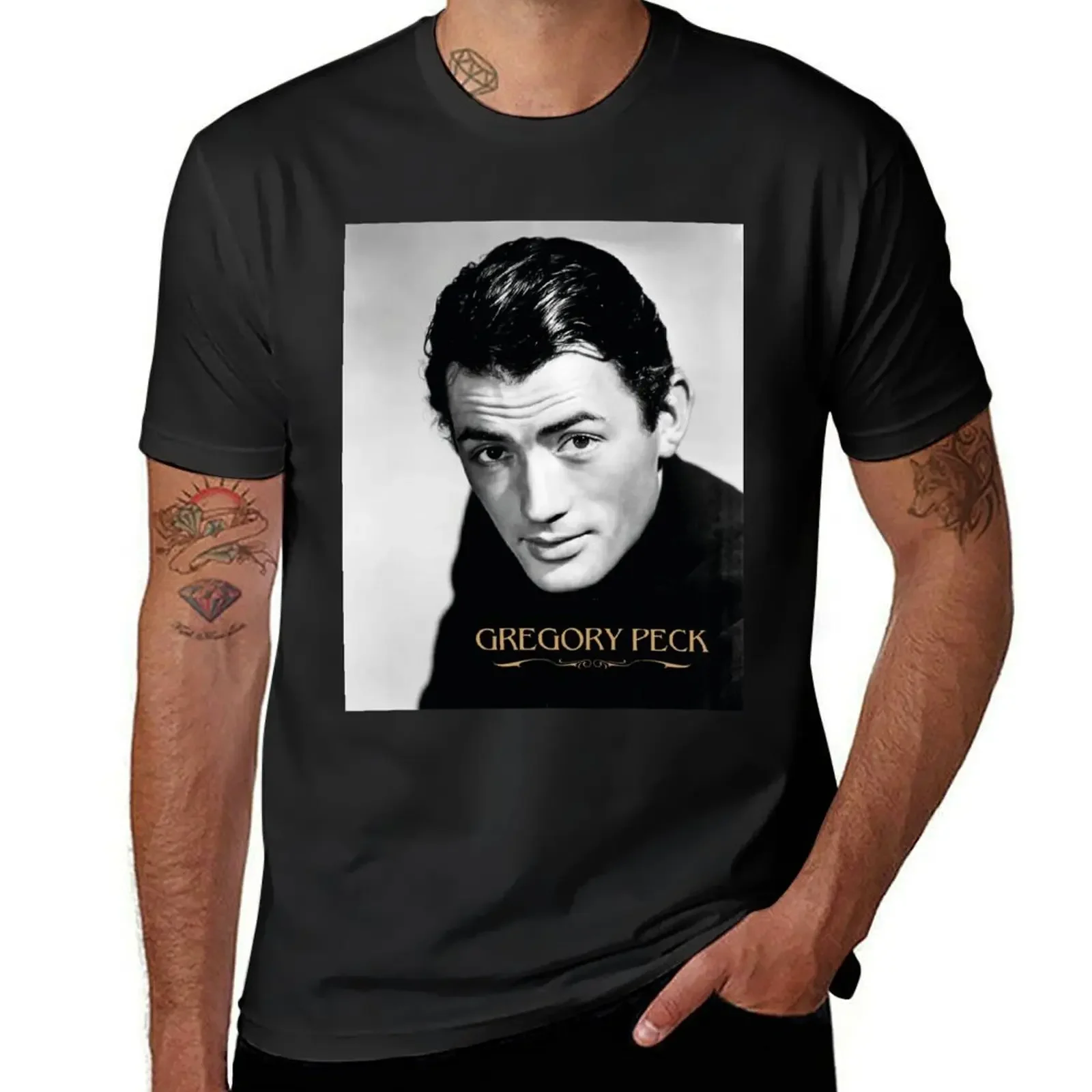 Gregory Peck T-Shirt customizeds basketball graphic tees oversized oversizeds mens clothing