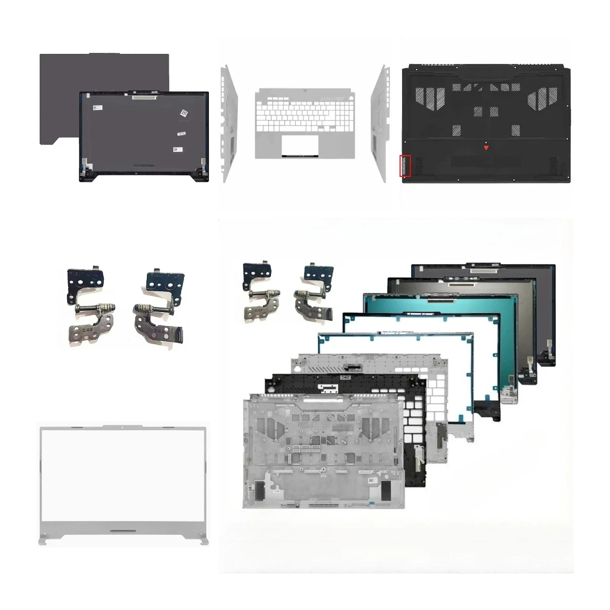 New  for TUF Gaming FA507 FA507Z FX507 FX507Z laptop LCD back cover / front panel / hinge / bottom cover palm rest ABCD cover