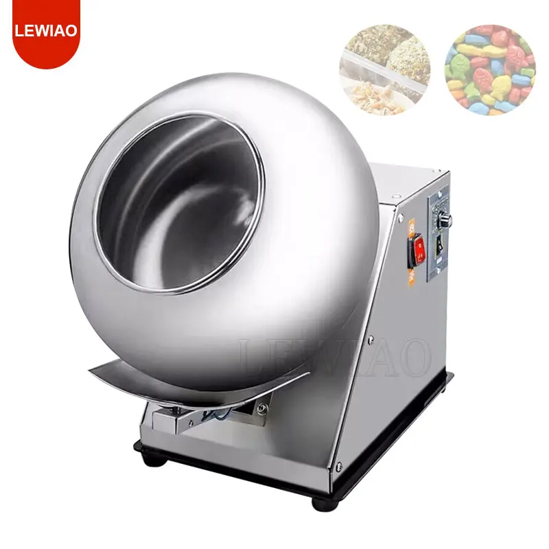 Gummy Jelly Candy Sugar Coated Machine Chocolate Beans Pill Polishing Coating Machine