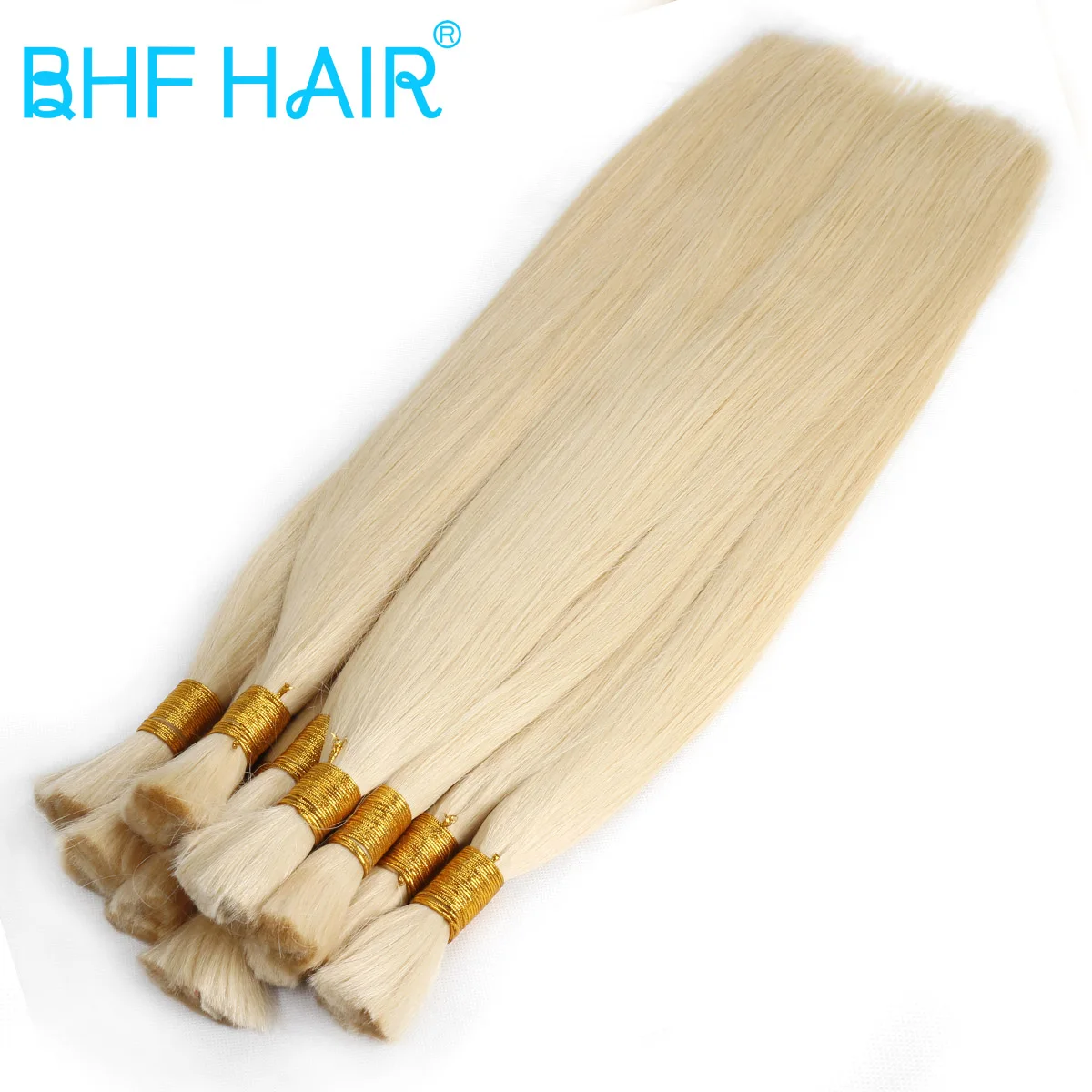 Extensions de cheveux humains en vrac, cheveux raides, tressage, document naturel, paquet, Vietnam, Remy, 100g