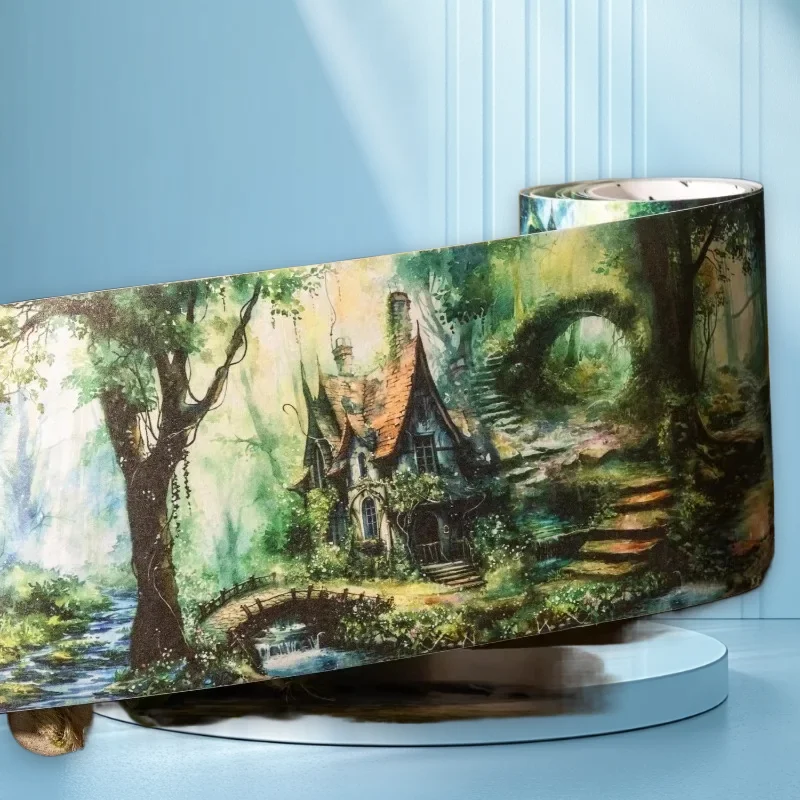 1Roll/3Roll 6 Style Large Seamless  80mm*2m Forest Tapes Vast Forest Realm Series