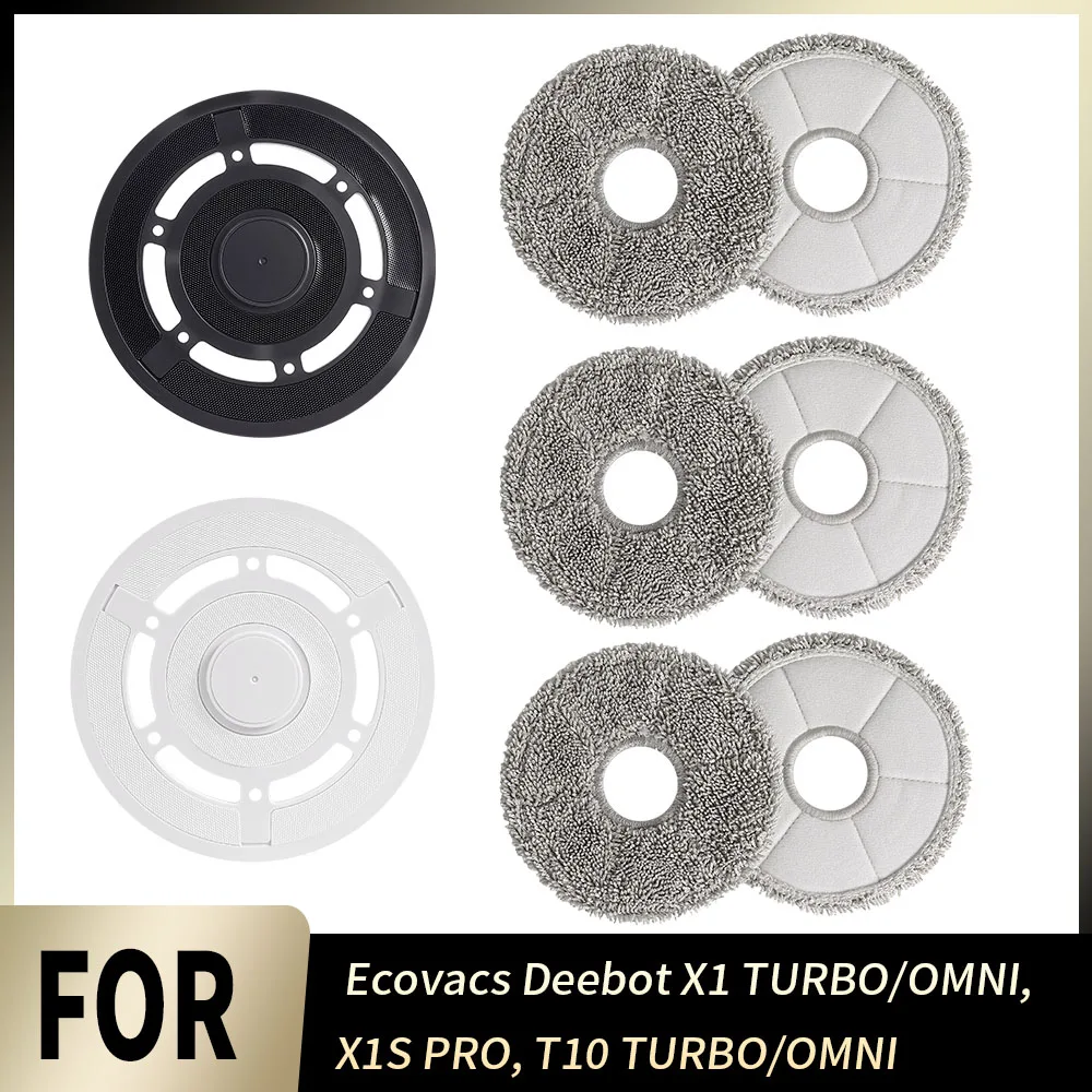 Mopptuch-Halter Zubehör für Ecovacs DEEBOT T10 OMNI /T10 TURBO/ X1 OMNI/ X1 TURBO /X1S PRO Wischroboter Staubsauger-Teile