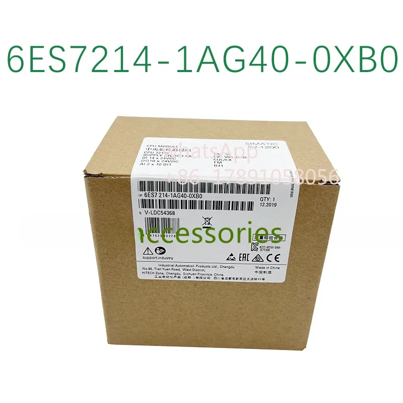 New Original In BOX  6ES7 214-1AG40-0XB0  6ES7214-1AG40-0XB0  {Warehouse Stock}  1 Year Warranty  Shipment Within 24 Hours