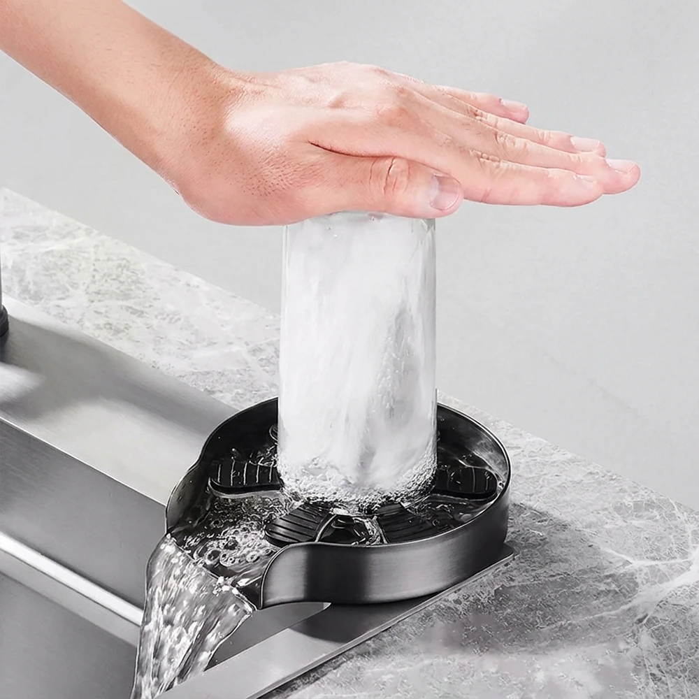 Glass Rinser For Kitchen Sink Metal - RVS keukenkraan glazen beker wasmachine automatische