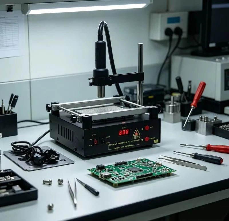 853 European Union bottom preheating station, PCB preheater BGA rework soldering platform for mobile phone mainboardrepair tools