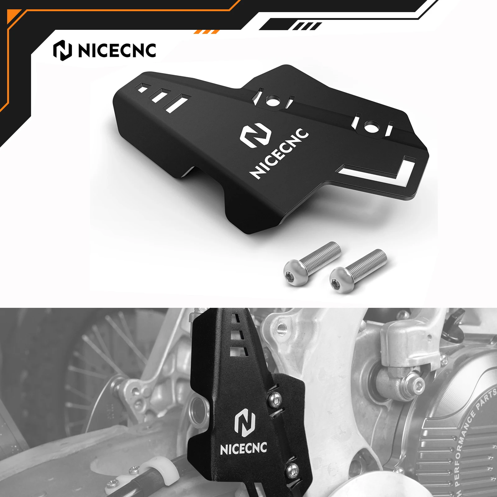 

NICECNC For Yamaha YZ125 YZ250 YZ 125 250 2009-2024 YZ250F YZ450F WR250F WR450F YZ125X YZ250X Rear Brake Master Cylinder Guard