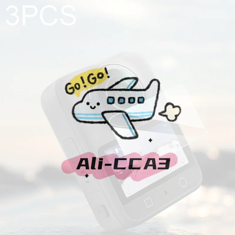 

3 шт. аксессуары для камеры DJI 360 Защитная пленка для экрана 9H закаленное стекло HD прозрачная отзывчивая сенсорная защитная пленка