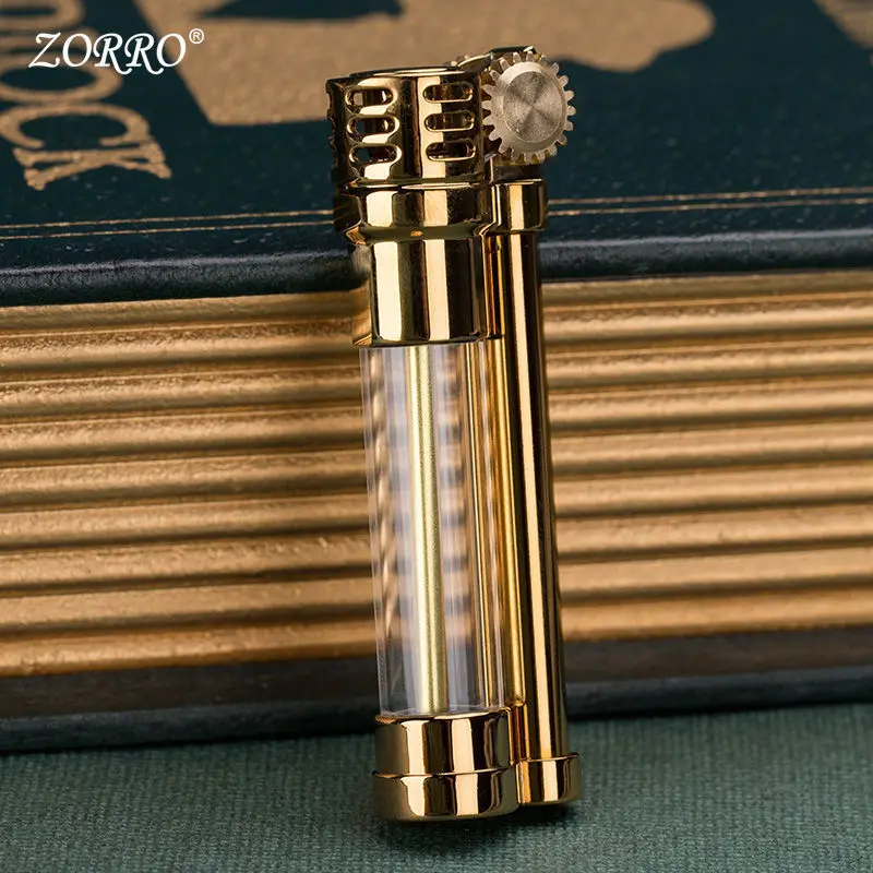 

Transparent Fuel Tank Lighter, Compact Portable Design, Creative Refillable Lighter Gift Collection