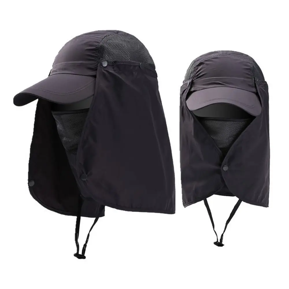 

Summer Fishing Sun Hat Bucket Hat Outdoor Neck Face UV Sun Protection Flap Cap Sunshade Fisherman Cap Wide Brim Man Hat