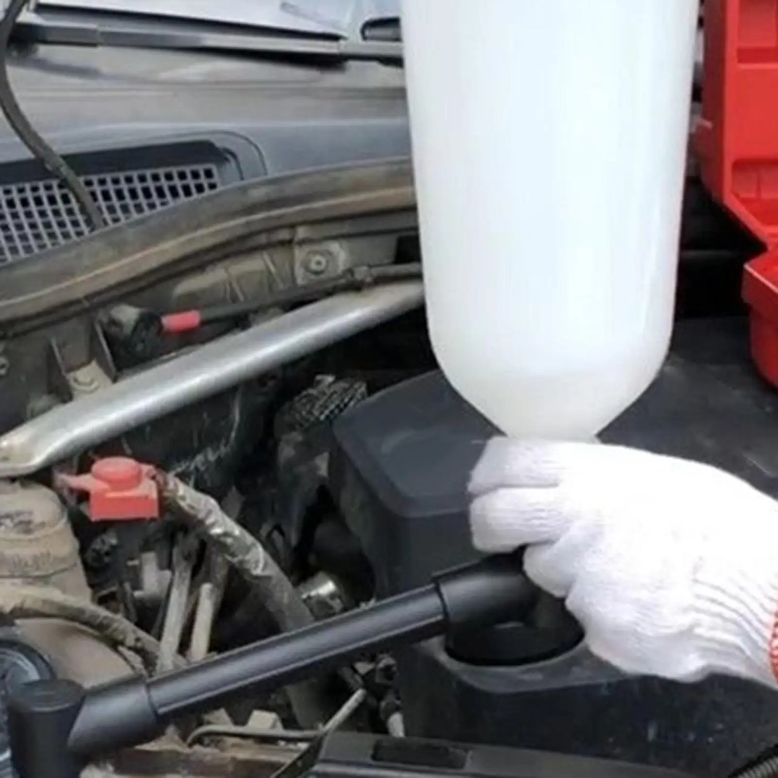 Engine Oil Funnel Quick Pouring Spill-Proof Tool Fits Most Vehicles Vehicle Oil Filling Tool Kit For Home Garage Repair Shop