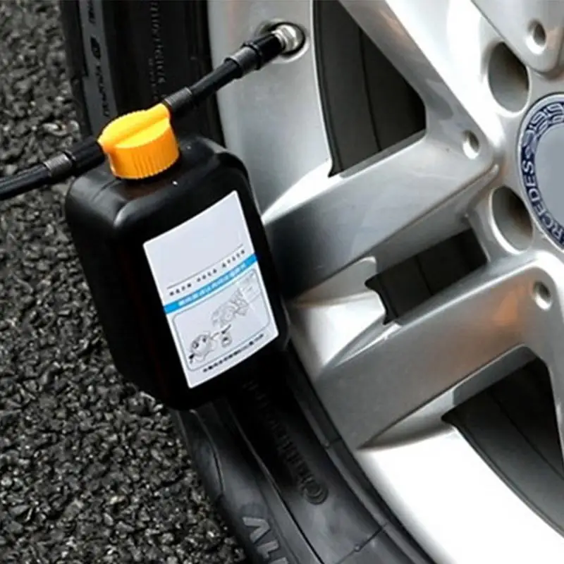 Tire Sealant Can 450ml Tire Instant Fix Sealant Can All Tubeless Tires Inflating Sealant Air Filler For Electric Car Caravan