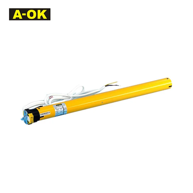 

Заводская цена AOK Tuya Wi-Fi моторизованные рулонные жалюзи 35 мм трубчатый двигатель A-OK