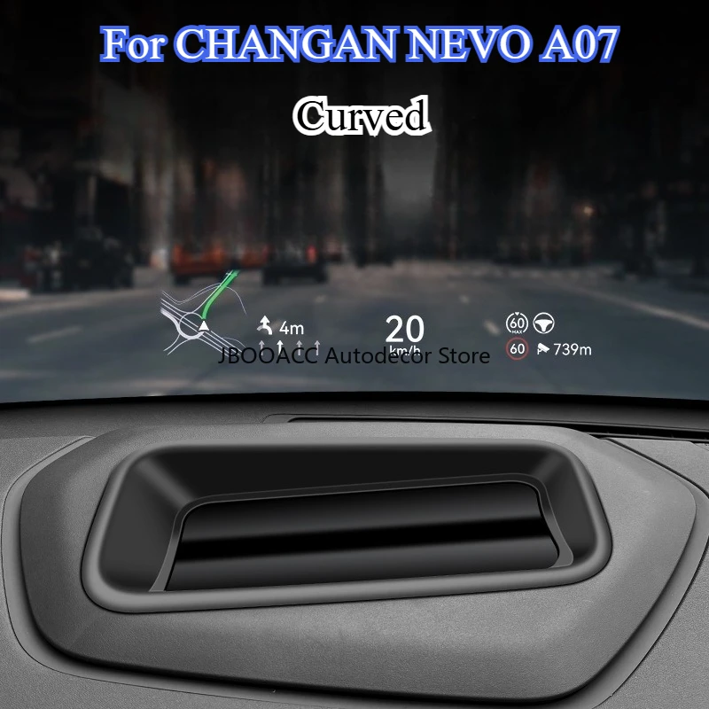 

For CHANGAN NEVO A07 Car HUD Display Protector Curved Glass Head Up Display Cover Trim Frame Protection Interior Car Accessories