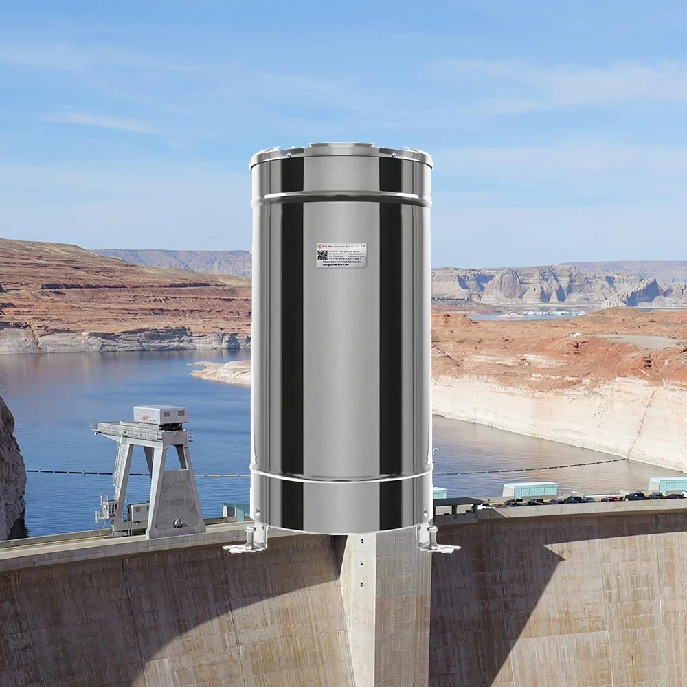 400-07 Tipping Bucket Rainfall Sensor High Accuracy 4% RS485 Output 12-24VDC 0.5mm Resolution Flood Prevention Water