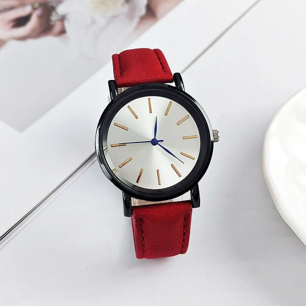 Orologio Casual Outfit elegante orologio da polso al quarzo da donna con cinturino in ecopelle regolabile controllo del tempo ad alta precisione per tutti i giorni