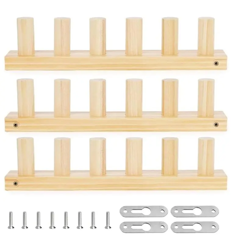 A11E-Chunky Yarn Knitting Kit Adjustable Wooden Knitting Tools For Crafting Oversized Blankets And Scarves