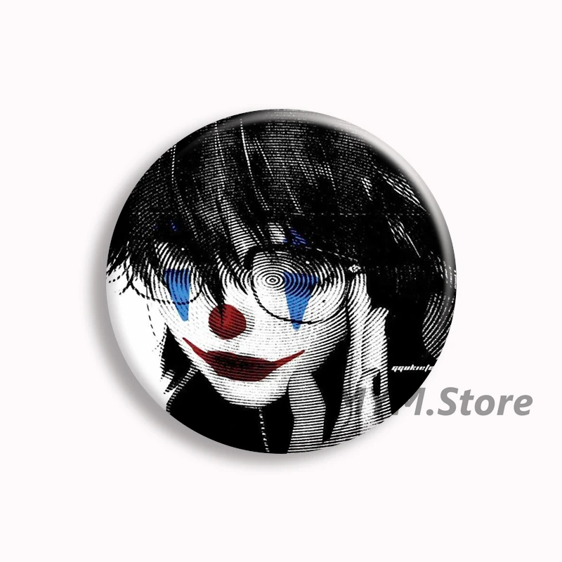 Shizuku Murasaki Anime Soft Button Pin Hunter Cartoon Character Fanart Brooch Badge Bag Decor Fans Collect Friends Gifts