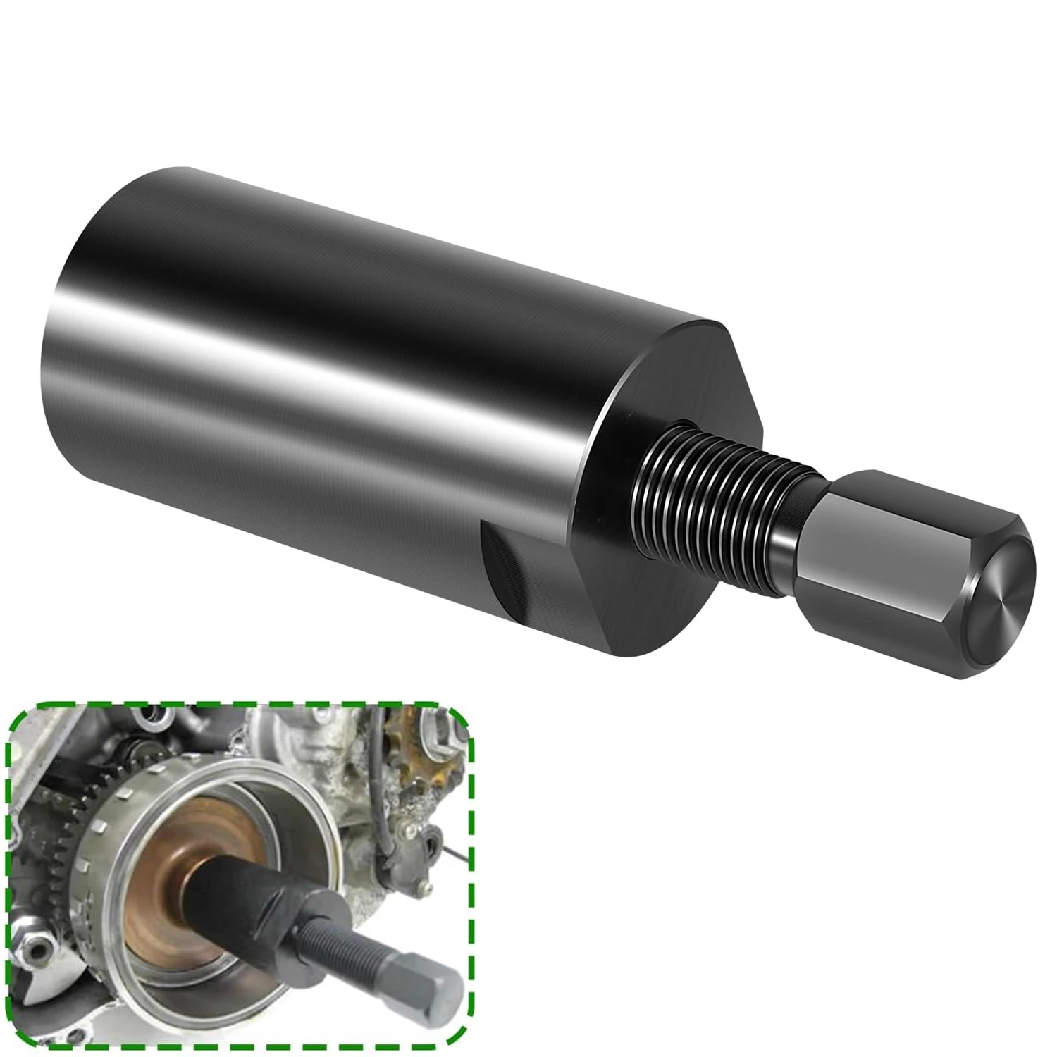 Motorcycle 35mm Flywheel Puller Remover Bolt Tool M35x1.5 R.H. Right Hand For Yamaha Big Bear/ Bruin /Grizzly / Kodiak / Raptor