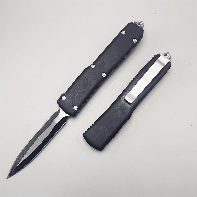 Ztech Knife UT Series 440 Blade 57HRC Hardness Zinc-aluminum Alloy Handle Outdoor Self Defense Pocket EDC Knife