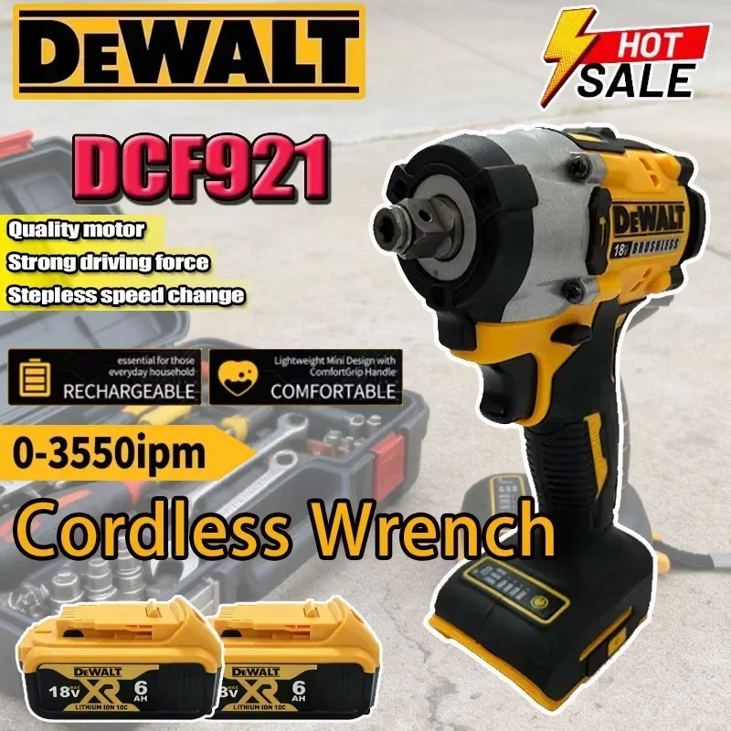

Аккумуляторный ударный гайковерт DEWALT DCF921 ATOMIC 20V MAX, 1/2 дюйма, с регулируемой скоростью, для аккумуляторов 18В