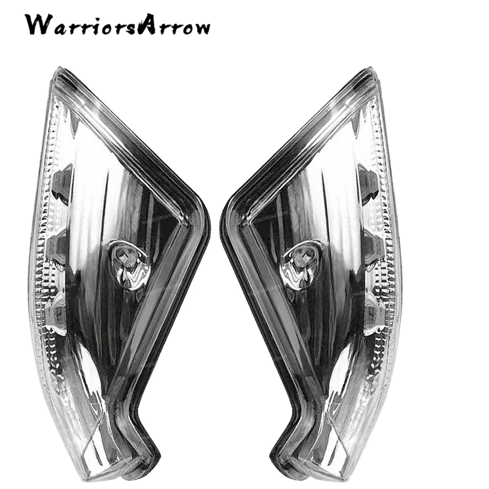 

Pair Front Left Right Side LED Rearview Mirror Turn Signal Light Clear Plastic For Buick Lacrosse 2014-2016 20760211 20760212