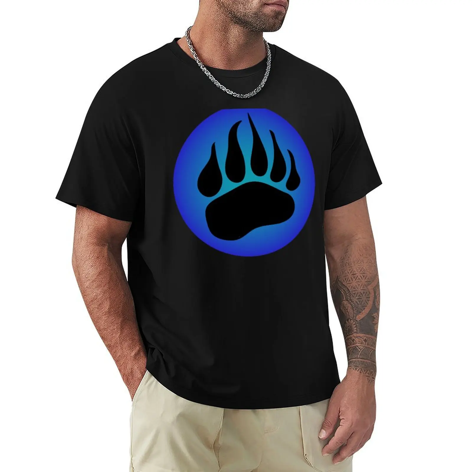 BEAR MOON Mahkwa Indigenous WAWEZHI CANADA T-Shirt man t shirts graphic T-Shirt