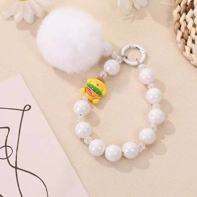 سانريو ميلودي مرحبا كيتي كورومي سينامورول قضية الهاتف المحمول سلسلة الكاميرا شنقا الديكور مرسومة باليد حبة سلسلة الهاتف #6