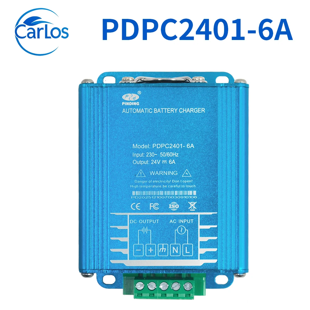 PDPC2401-6A  PDPC2401-5A  PDPC2401-10A battery charger  generator set charger PINDING smart charger