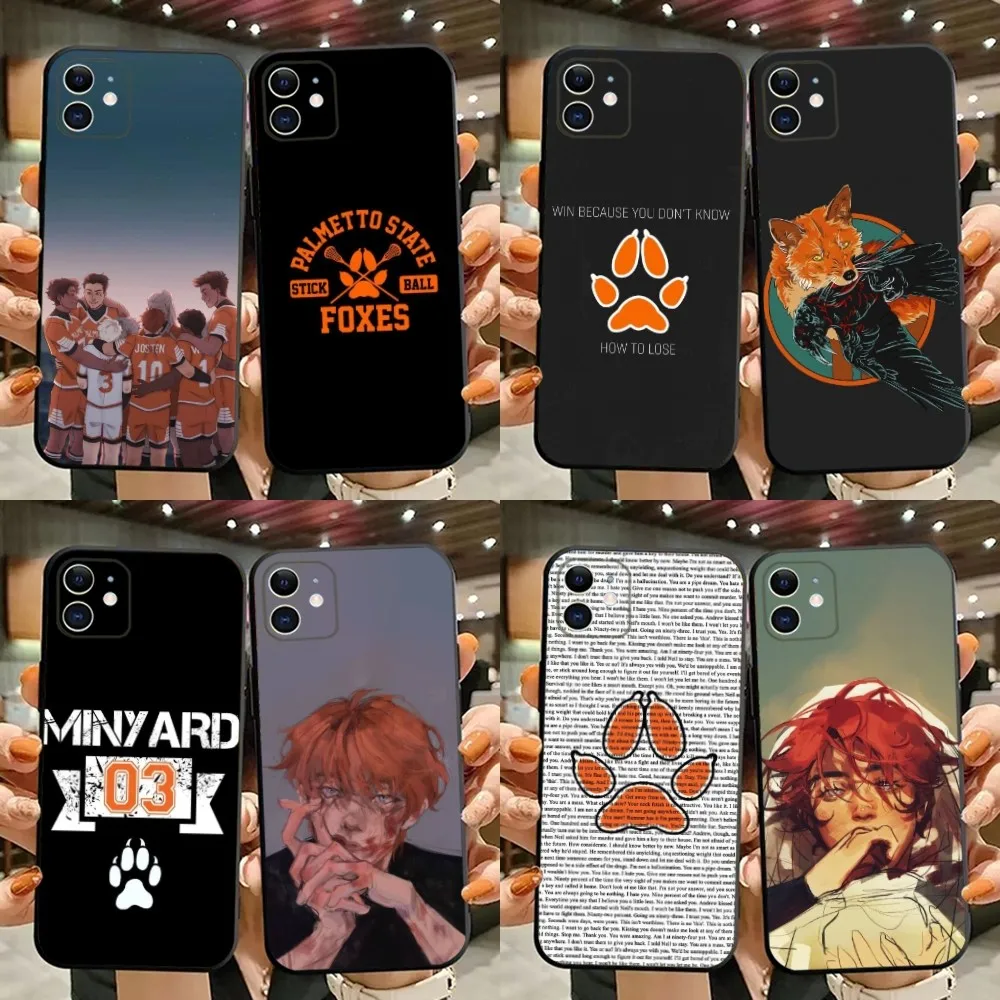 The Foxhole Court AFTG Phone Case For iPhone 15,14,13,12,11,Plus,Pro Max,XS,X,XR,SE,Mini,8,7 Soft Silicone Black Cover