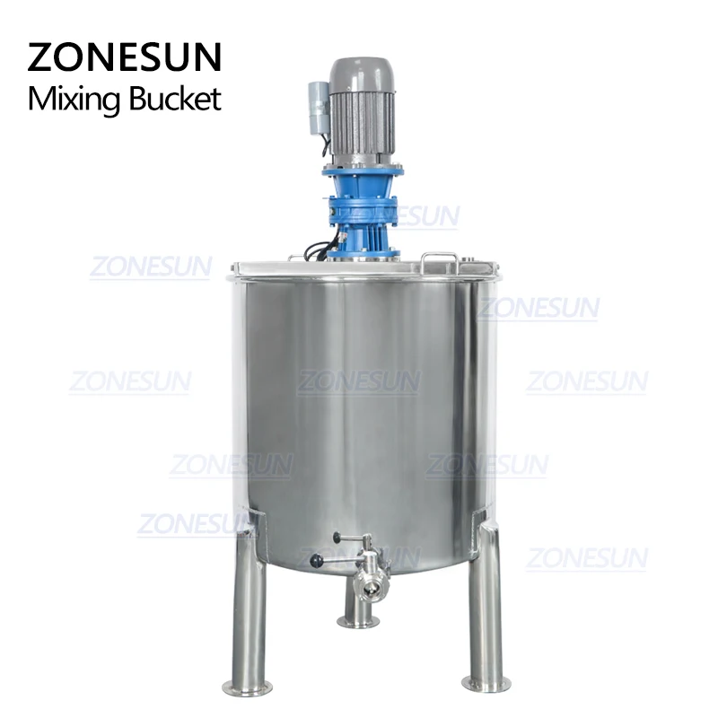 Zonesun 100l 200l 300l 500l Sanitär Edelstahl vertikale kosmetische flüssige chemische Mischa nlage Tank