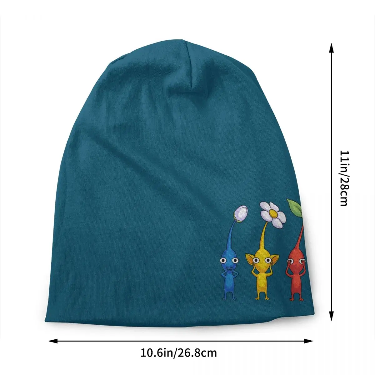 Custom Pikmins Play Gamer Bonnet Hat Knitting Hat Men Women Hip Hop Unisex Warm Winter Skullies Beanies Caps