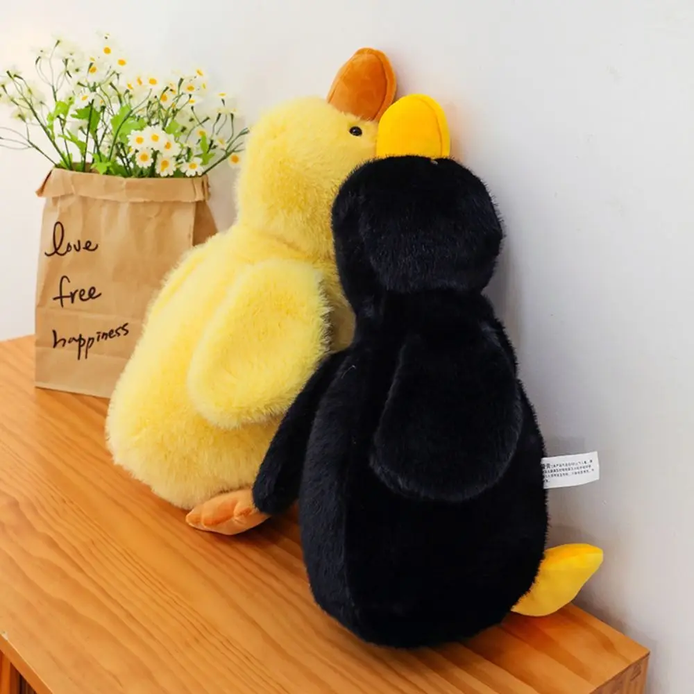 

PP Cotton Long Hair Duck Plush Doll Fluffy Soft Huggable Duck Plush Toy Cartoon Collection Duck Stuffed Animal Toy Home Decor