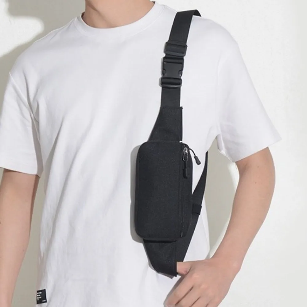 

Водонепроницаемая мужская спортивная поясная сумка Оксфорд, большая вместительная модная нагрудная сумка, легкая сумка для марафона на молнии, дорожная сумка