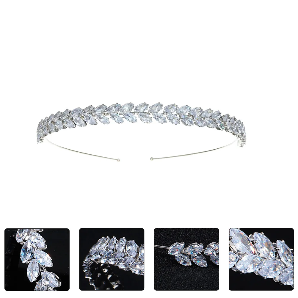 

1 шт., аксессуар для волос Advanced Sense, шикарный высококачественный обруч для волос, изысканная деталь из циркона, элегантный стиль головного убора на все случаи жизни