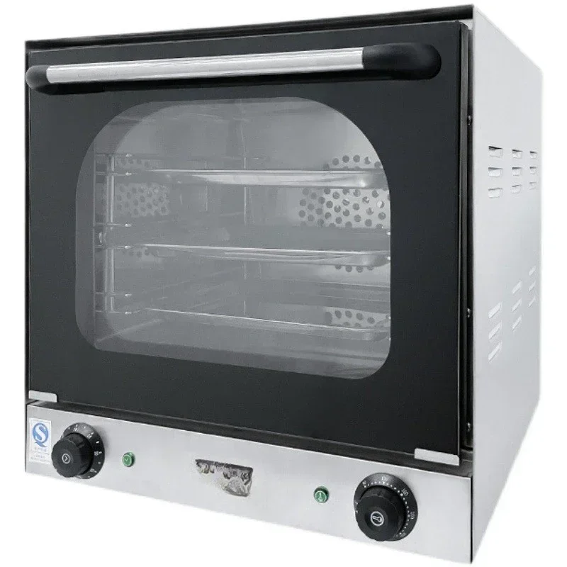 Durable and sturdy Commercial oven automatic timing control three warm wind circulation oven set small wind furnace