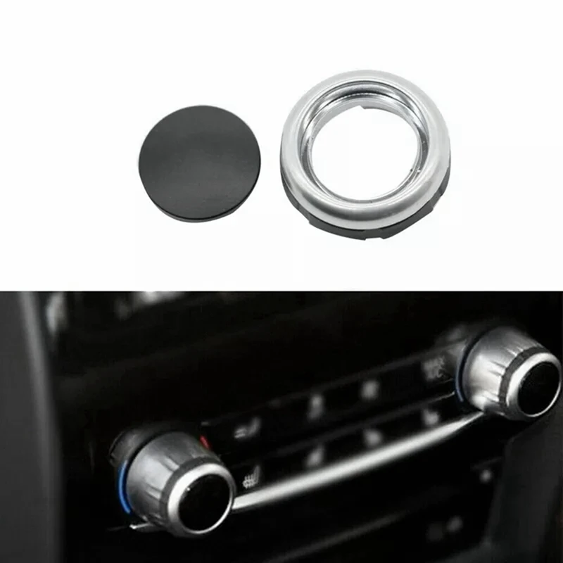 2Pcs Car Air Conditioner Adjustment Knob A/C Switch Button 61319393931 For BMW 5 7 Series X5 X6 F10 F07 F02 F15 F16