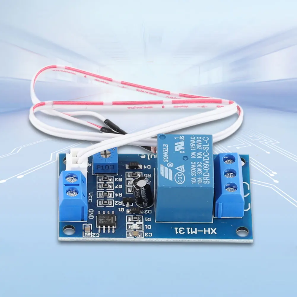 XH-M131 Detection Sensor Adjustable Automatic Light Control Switch 5V 9V 12V 24V Photo Resistor Relay Light Detection