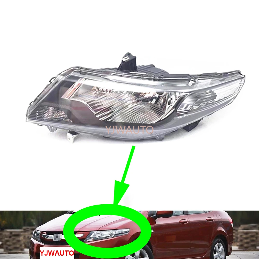 

Headlights For Honda CITY 2009-2014 Headlamp Assembly Car Daytime Running Light Auto Whole Car Light Assembly