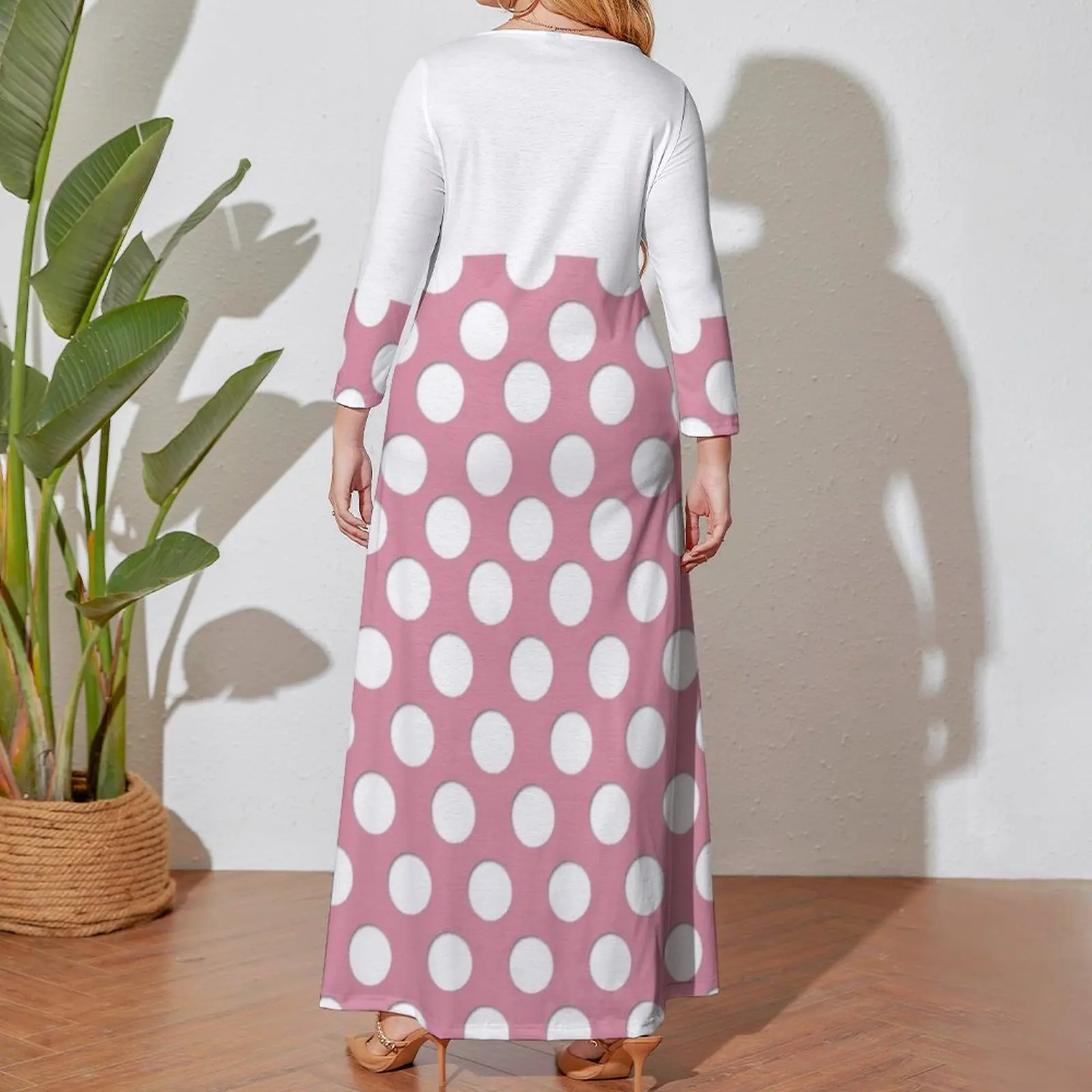 Cute Polka Dots Long Sleeved Dress Women's dresses Summer skirt women's clothing summer 2024 novelties