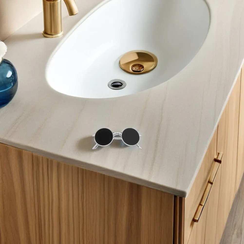 

2 шт. забавные заколки для волос в виде очков для женщин, креативные заколки-очки, сильный захват, маленькие заколки для повседневных выходов