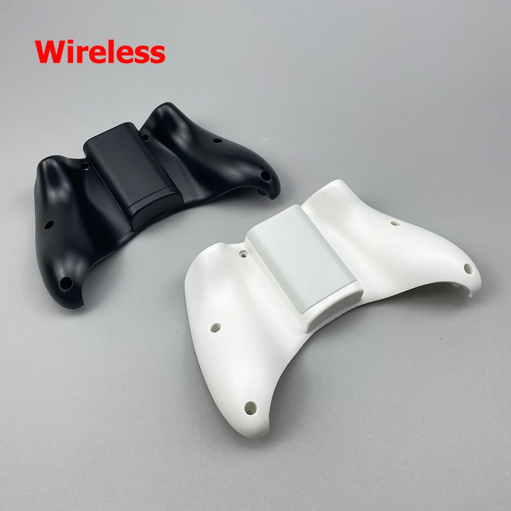 Plastic Black White Housing Shell Case For Xbox 360 Wireless/wired Controller Back Cover view 5